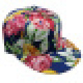 Bonnet de baseball en tissu floral avec Snapback Sb1595